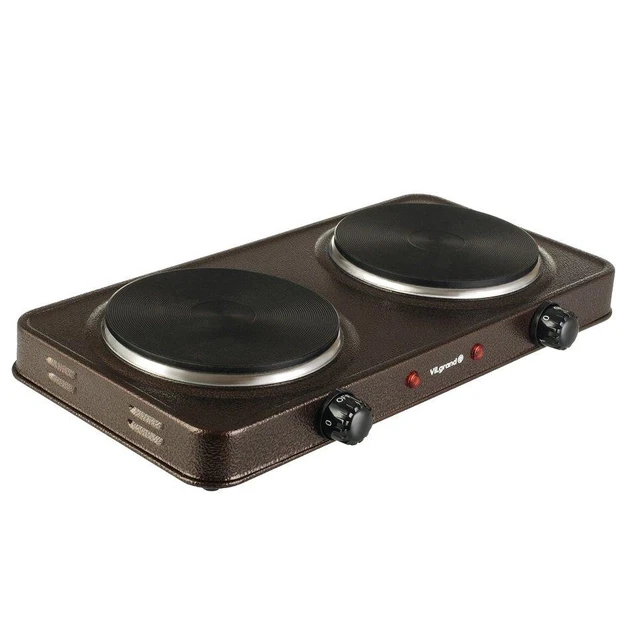 Плита електрична Vilgrand VPH152F (2 комф) Brown