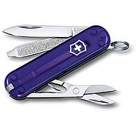 Складной нож Victorinox Classic 58 мм 7 функций Фиолетовый полупрозрачный (0.6223.T29G) z16-2024