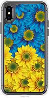 Чехол чехол bumper патриотический Endorphone iPhone X Жёлто-голубые цветы (1048pc-1050-26985) z112-2024
