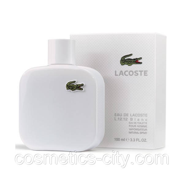 Парфюм мужской Lacoste Eau de Lacoste L.12.12 Blanc,100 мл.(VIP Лицензия).