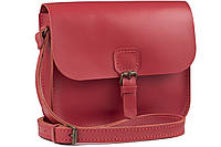 Женская кожаная сумка ручной работы Coolki Handy красный z13-2024