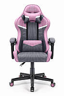 Компьютерное кресло Hell's Chair HC-1004 PINK-GREY z19-2024