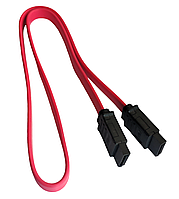 Кабель SATA інтерфейсний 0.4м шлейф для внутрішніх жорстких дисків HDD / SSD