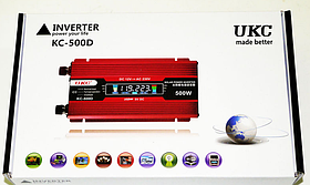 Інвертор перетворювач 12-220 V 500 W LED дисплей, фото 5