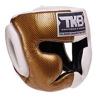 Шлем боксерский с полной защитой Empower TKHGEM-02 Top King Boxing S Бело-золотой (37409083) z19-2024