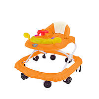 Ходунки детские с рулем Bambi BW0205 4 положения высоты Оранжевый DH, код: 8030578