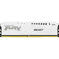 Модуль памяти для компьютера DDR5 16GB 5200 MHz FURY Beast White Kingston Fury ex.HyperX KF552C40BW-16 o