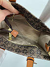 Жіноча сумка Майкл Корс коричнева Michael Kors GIGI LG Grab Tote Brown, фото 7