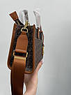 Жіноча сумка Майкл Корс коричнева Michael Kors GIGI LG Grab Tote Brown, фото 10