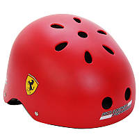 Шлем для роликов, скейтов FERRARI FAH5 М Красный DH, код: 2493834