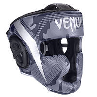 Шлем боксерский с полной защитой VNM BO-2530 FDSO S Черно-серый (37508114) z19-2024