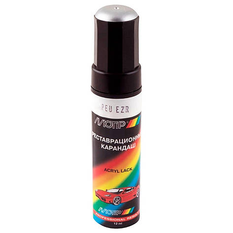 Олівець для авто Peugeot колір EZR сріблястий металік Motip 12мл, фото 1