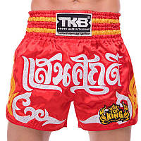 Шорты для тайского бокса и кикбоксинга TKTBS-056 Top King Boxing XL Красный (37551094) z19-2024