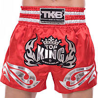 Шорты для тайского бокса и кикбоксинга TKTBS-094 Top King Boxing XXL Красный (37551095) z19-2024