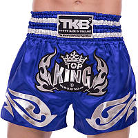 Шорты для тайского бокса и кикбоксинга TKTBS-094 Top King Boxing XXL Синий (37551095) z19-2024