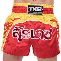 Шорты для тайского бокса и кикбоксинга TKTBS-146 Top King Boxing XL Красный (37551096) z19-2024