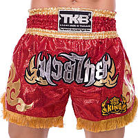 Шорты для тайского бокса и кикбоксинга TKTBS-062 Top King Boxing M Красный (37551087) z19-2024