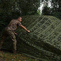 Маскировочная сетка 3*5м для машины, техники, вооружения, позиций Военная маскировочная сетка