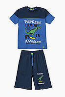 Костюм футболка+шорты для мальчика Hees HS-78 110 см Синий (2000989700753) DH, код: 8021275
