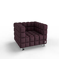 Мягкое кресло KULIK SYSTEM NEXUS Ткань 1 Фиолетовый (hub_jfKb33247) DH, код: 1762385