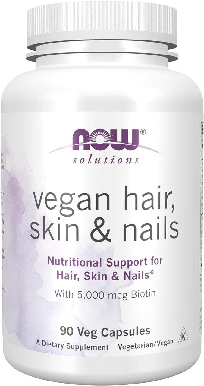 Now Foods Vegan Hair Skin Nails 90 капсул