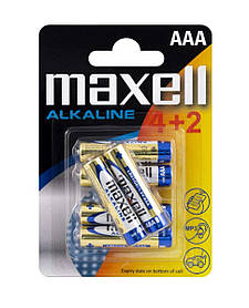 Батарейка MAXELL LR03 4+2PK BLIST 6шт (M-790240.04.CN)