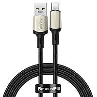 Кабель Baseus Cafule cable (suppport VOOC) USB for Type-C 1m Black