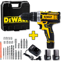 Набір шурупокрут акумуляторний із насадками screw driver sets yellow 12v