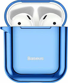 Чохол для навушникiв Baseus Shining hook Case ForPods 1/2nd Generation Blue