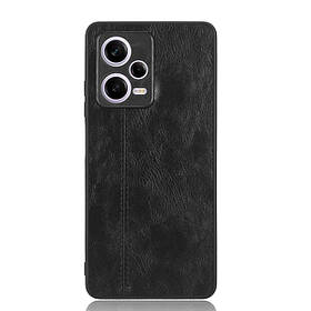 Чохол для смартфона Cosmis Leather Case for Xiaomi Redmi Note 12 Pro 5G Black