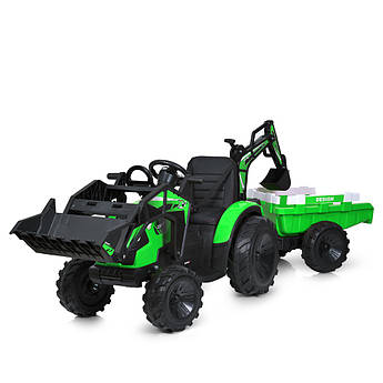 Дитячий електромобіль Трактор Bambi Racer M 4847EBLR(24V) 2 мотори 25 W, 1 акумулятор 12V7AH, 2 кольори
