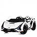 Дитячий електромобіль Bambi Lamborghini M 5072EBLR 4 мотори 30W, музика, світло, шкіряне сидіння, 5 кольорів, фото 5