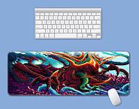 Игровая поверхность для компьютерной мыши и клавиатуры UKC 80х30 см Monster011 ET, код: 7891739