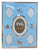 Фоторамка EVG ONIX H5 Baby 18.5 х 23.5 х 1.4 см Silver (6884655) ET, код: 8295506