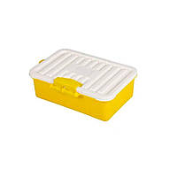 Пластиковый ящик для машинок на радиоуправлении аксессуар для радиоуправляемых моделей (Yellow)