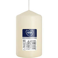 Свеча столовая цилиндр Bispol sw60 100-011 Молочный UL, код: 8332803