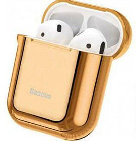 Чохол для навушникiв Baseus Shining hook Case ForPods 1/2nd Generation Gold
