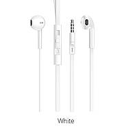 Навушники BOROFONE BM23 Bright sound universal earphones with mic White