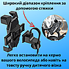 Кріплення для телефона для дитячого візка тримач смартфона на кермо велосипеда самоката велотримач Hoco, фото 3