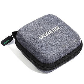 Чохол для навушників UGREEN LP128 Earphone Carrying Case Bag (Fabric) (Gray)(UGR-70577)