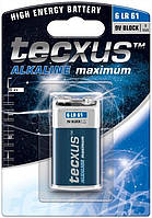 Батарейка Tecxus 9V-Block 550mAh x1шт Alkaline(75.02.3639) UL, код: 7454955