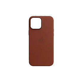 Чохол для смартфона Leather AAA Full Magsafe IC for iPhone 15 Umber