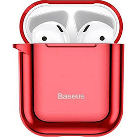 Чохол для навушникiв Baseus Shining hook Case ForPods 1/2nd Generation Red