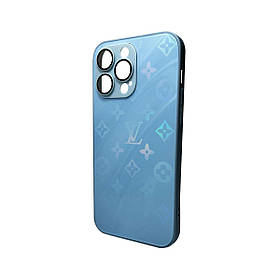 Чохол для смартфона AG Glass Gradient LV Frame for Apple iPhone 14 Pro Sierra Blue