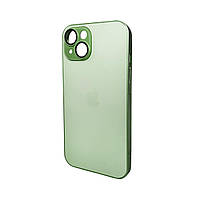 Чохол для смартфона AG Glass Matt Frame Color Logo for Apple iPhone 15 Light Green