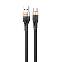 Кабель CHAROME C23-02 USB-A to USB-C charging data cable Black