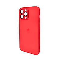 Чохол для смартфона AG Glass Matt Frame Color Logo for Apple iPhone 13 Pro Max Coke Red