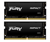 Память для ноутбуков Kingston FURY 32GB (2x16GB) 3200MHz CL20 Impact (KF432S20IBK2/32)