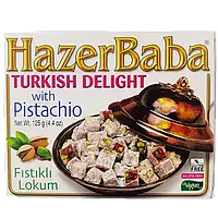 Рахат Лукум Hazer Baba Turkish Delight Pistachio Lokum 125g