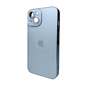 Чохол для смартфона AG Glass Sapphire Frame MagSafe Logo for Apple iPhone 15 Sierra Blue